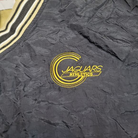 VTG 90s Champion Jaguars Varsity Windbreaker Jacket Mens 3XL (Tag XXL) Oversized - Picture 3 of 7